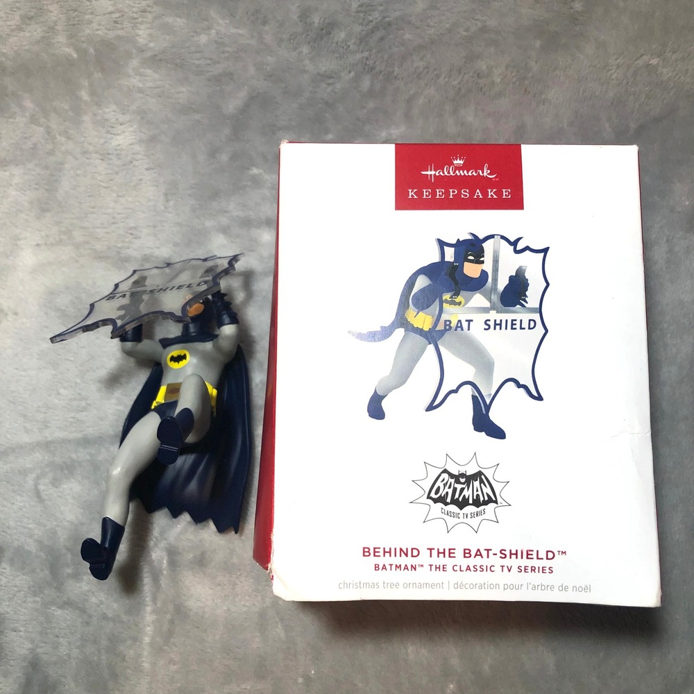 Hallmark Keepsake Batman Classic TV Series Behind the Bat-Shield Ornament 2025